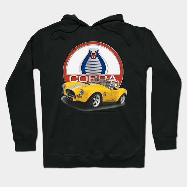 Shelby 427 Cobra - American Muscle Hoodie by Wilcox PhotoArt